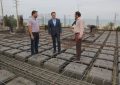 بازدید مهندس علمداری از روند اجرایی بتن ریزی سقف ساختمان  فرهنگسرای نخل تقی