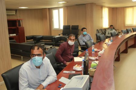 جلسه بازگشایی پاکات مناقصه های  شهرداری نخل تقی بصورت کاملا الکترونیکی