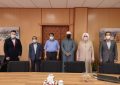 رییس شورا، شهردار و امام جمعه نخل تقی با مدیر عامل پتروشیمی جم دیدار کردند + تصاویر